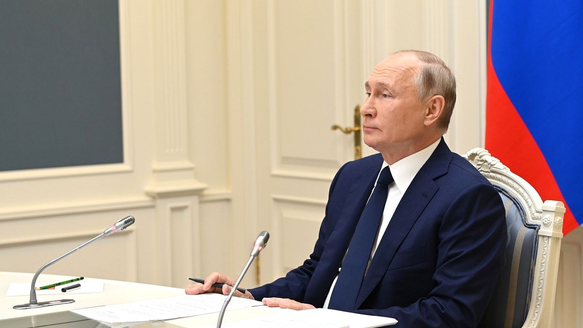 Kremlchef Wladimir Putin bei der 8. Konferenz der Regionen Russlands