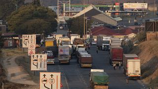 South African truck drivers return home in fear of happenings in eSwatini
