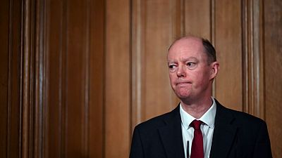 Professor Chris Whitty attends a coronavirus press conference at 10 Downing Street in London. Professor Chris Whitty attends a coronavirus press conference at 10 Downing Street in London.