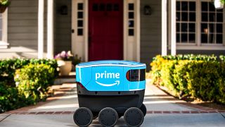 The Amazon Scout delivery robots resemble those made by Estonia-based Starship, which launched them in 2014.