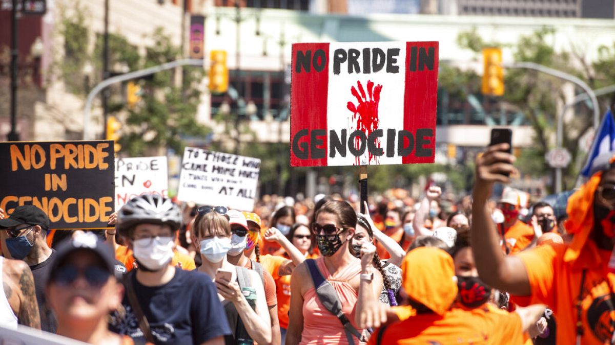 «نسل‌کشی افتخار نیست» راهپیمایی در وینیپگ کانادا