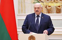 Belarus' president says Western states are trying to overthrow him