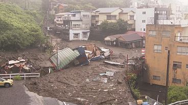 Japonya'da heyelan sonrası arama-kurtarma çalışmaları devam ediyor