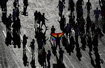 Un momento del Pride LGBTI di Madrid