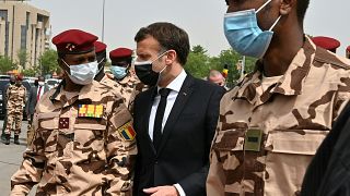 Chad's new leader Mahamat Deby on a 'friendship and working' visit to France