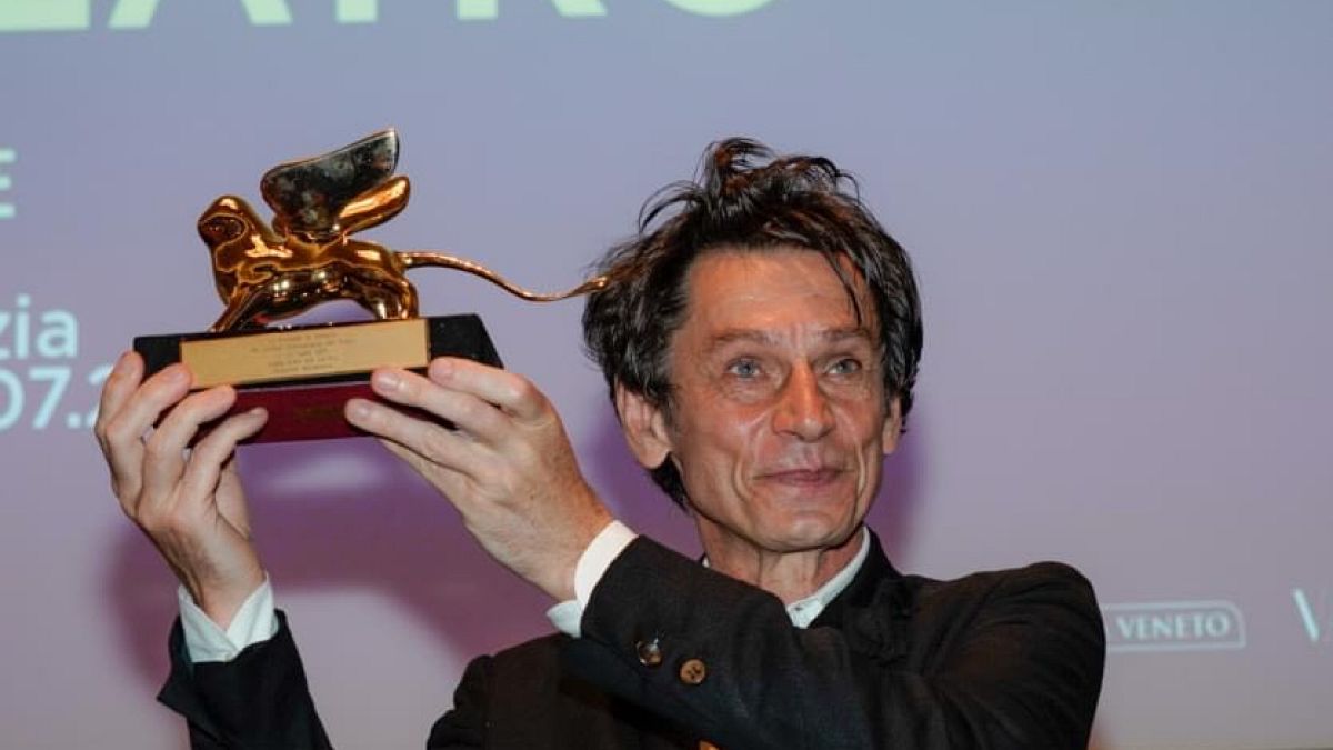 Krzysztof Warlikowski con il Leone d'Oro
