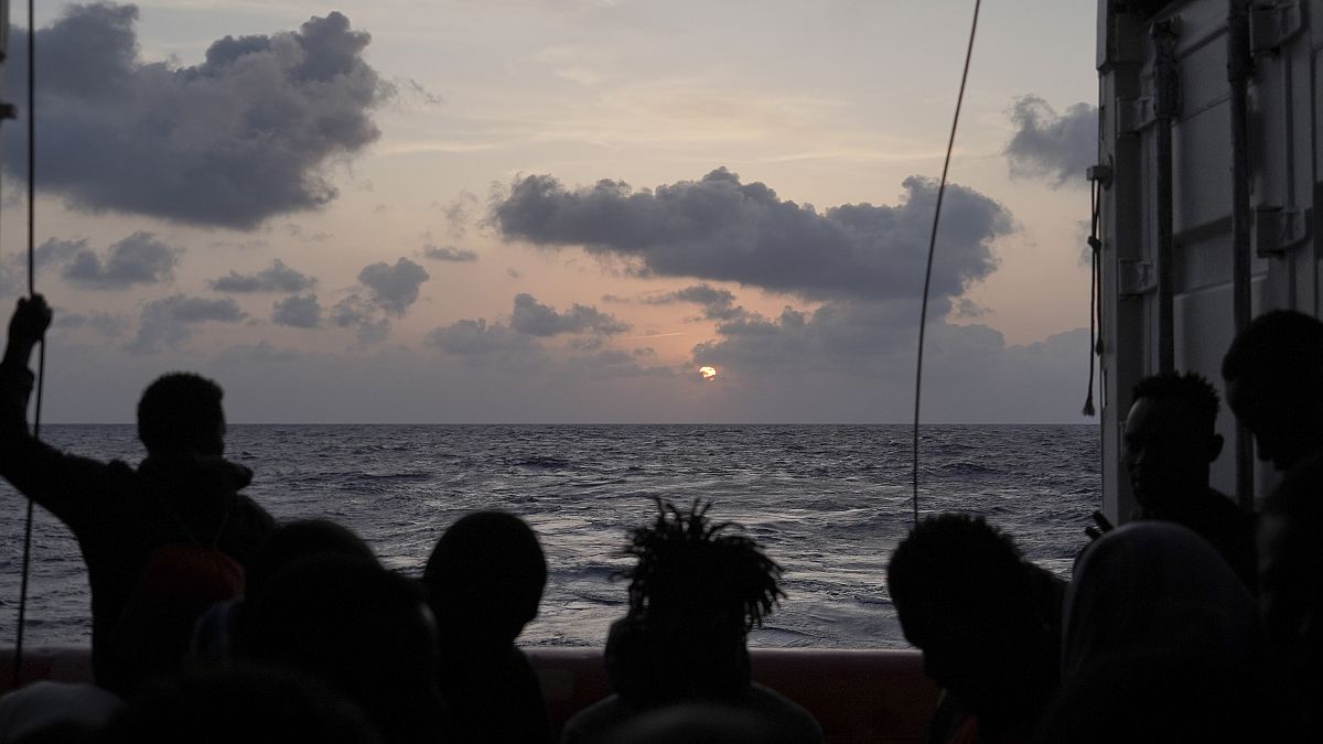 File photo: Ocean Viking - Migrants