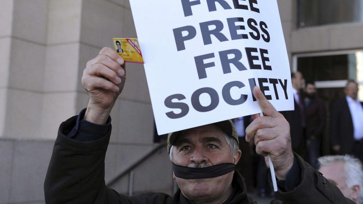 Türkiye'de bir basın özgürlüğü protestosu