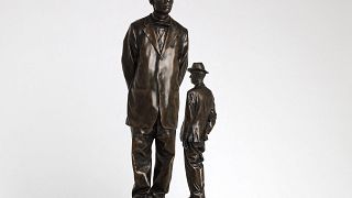 Une sculpture représentant John Chilembwe sur Trafalgar Square en 2022