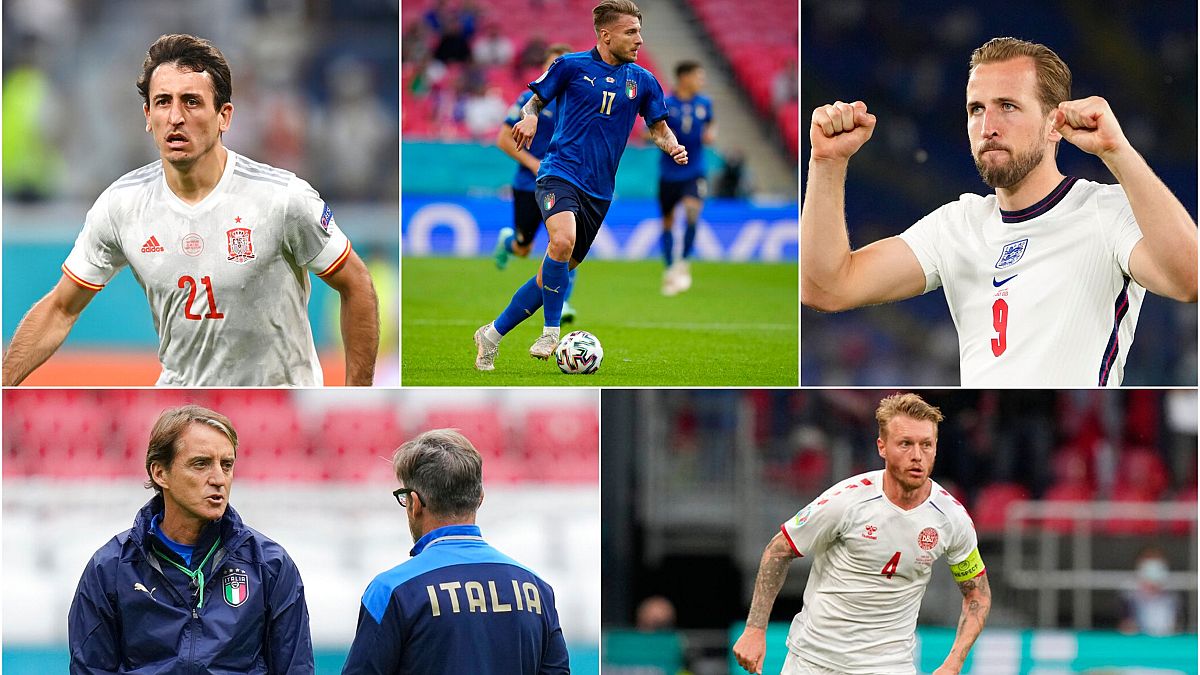 Euro 2020'de yarı final karşılaşmalarında İspanya-İtalya ve İngiltere-Danimarka kozlarını paylaşacak.