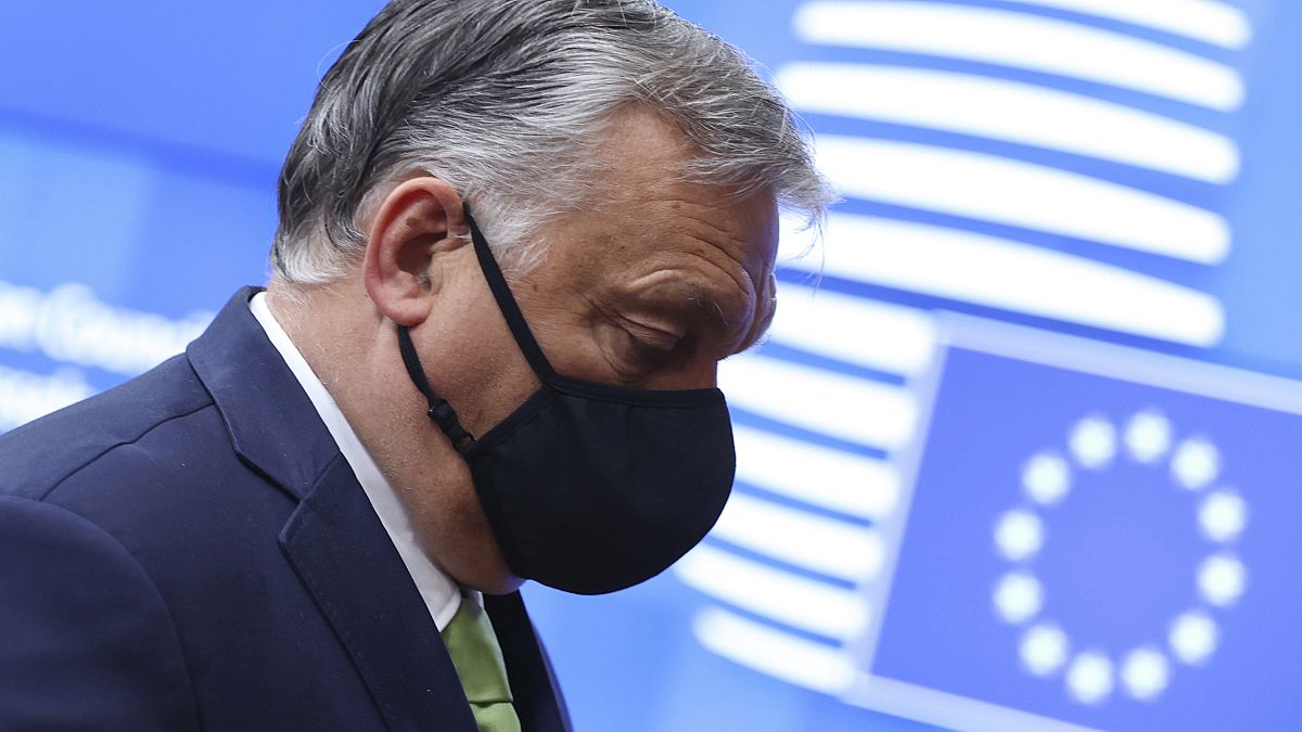 Hungarian Prime Minister Viktor Orban arrives for an EU summit in Brussels last month.