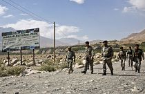 نیروهای افغان در مرز تاجیکستان در سال ۲۰۱۶