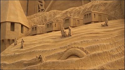 DK World`s tallest sandcastle 