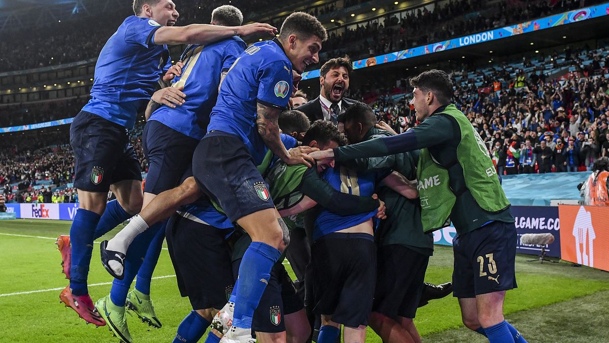 Itália celebra em Wembley