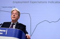 EU commissioner for Economy, Paolo Gentiloni, speaks during a press conference on the Summer 2021 Economic Forecast at the EU headquarters in Brussels, on July 7, 2021.