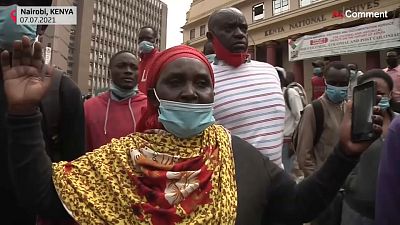 مظاهرات في كينيا بسبب الإغلاق