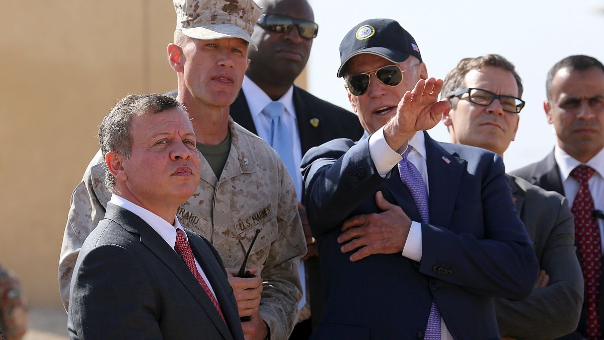 من لقاء جمع بايدن (كان نائب الرئيس باراك أوباما وقتها) بالملك عبد الله الثاني في 2016