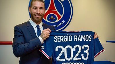 La nuova maglia di Sergio Ramos. Avrà il numero 4. 