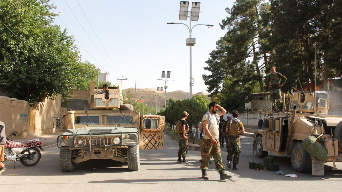 نیروهای دولتی افغانستان در شهر بادقیس