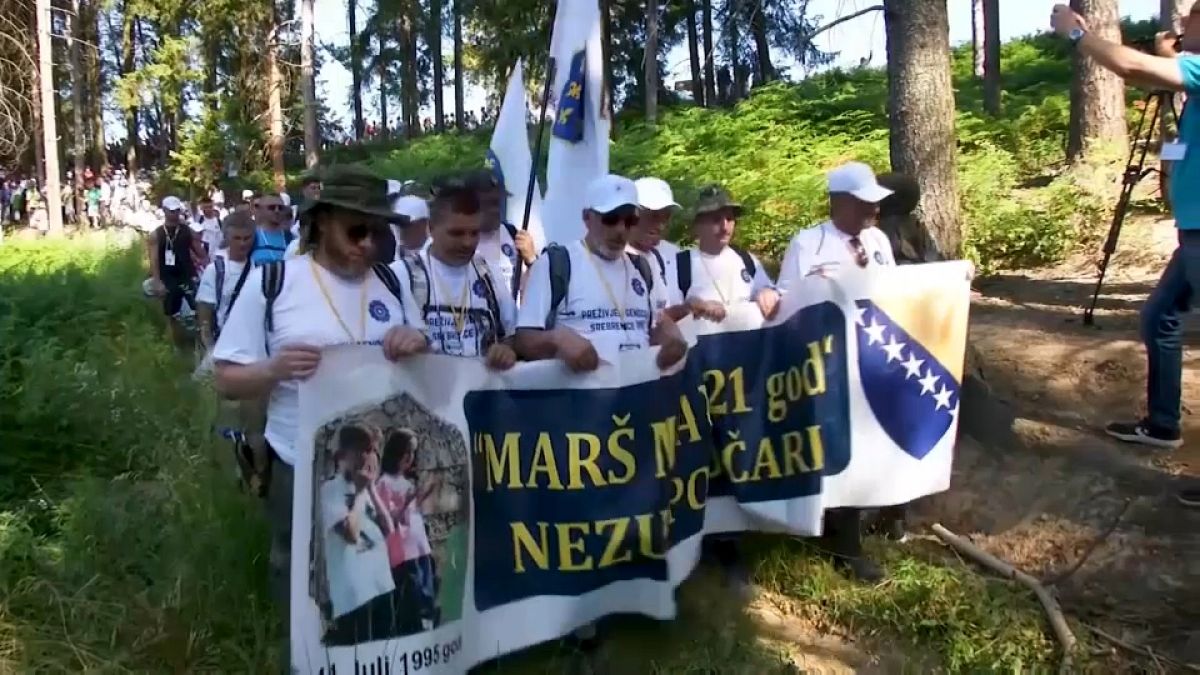 Πορεία ειρήνης στη Σρεμπρένιτσα 