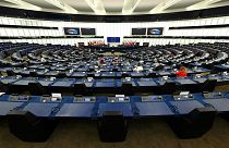 جلسة عامة للبرلمان الأوروبي في ستراسبورغ بشرق فرنسا يوم الاثنين 7 يونيو 2021.