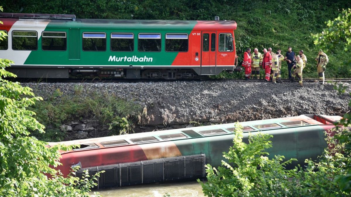Unglück der Murtalbahn in Österreich
