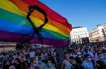 تظاهرات علیه همجنسگراستیزی در مادرید پس از قتل جوان ۲۴ ساله