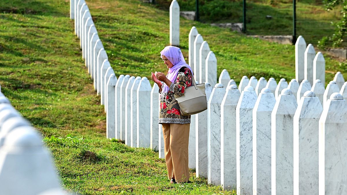 Friedhof in Potocari nahe Srebrenica