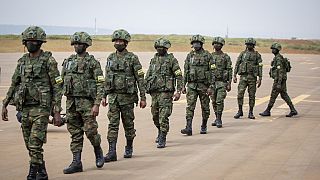 Arrivée des soldats rwandais dans le nord du Mozambique