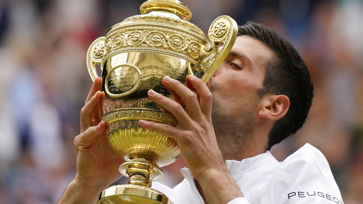 Tennis: Novak Djokovic in Wimbledon
