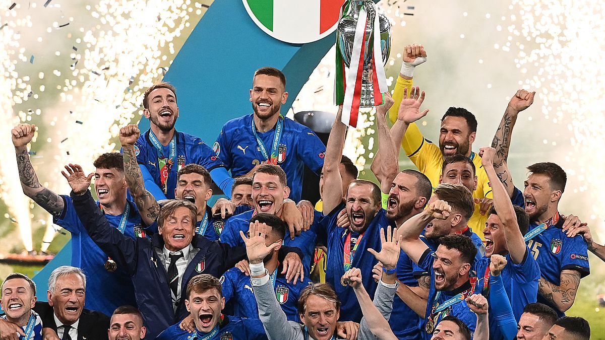 L'équipe italienne, championne d'Europe