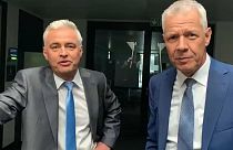 RTL-Moderatoren Andreas von Thien und Peter Kloeppel