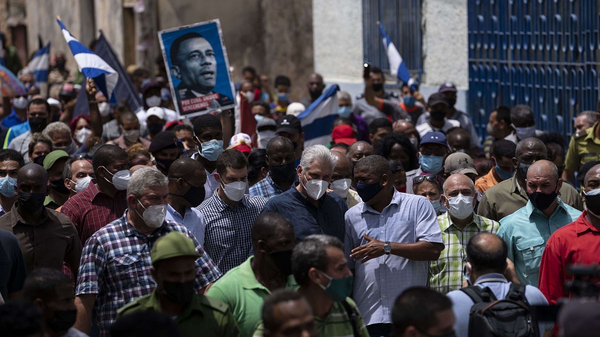 مظاهرات في كوبا