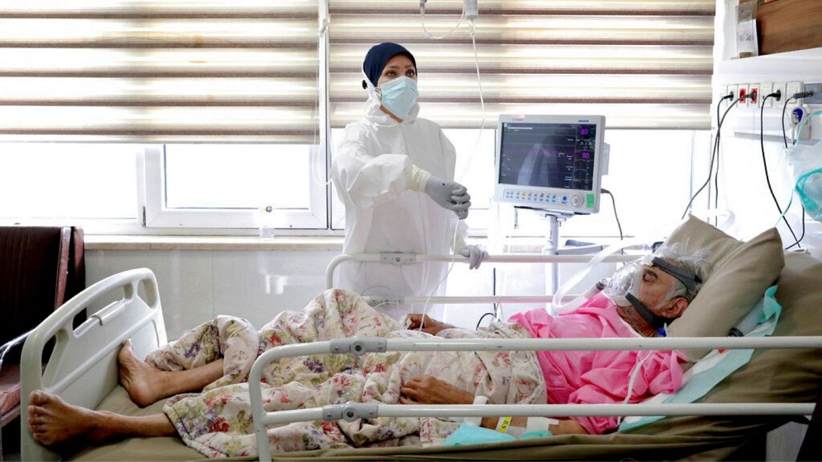 یکی از بیماران مبتلا به کرونا در تهران