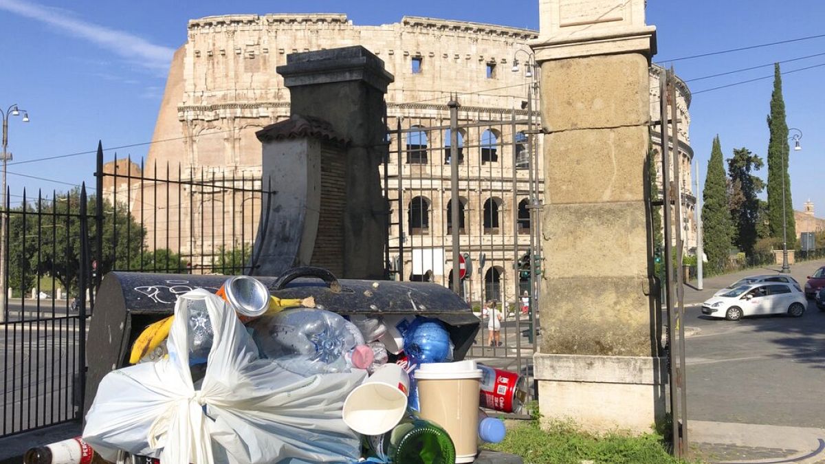 Évek óta tart a hulladékválság az olasz fővárosban 