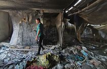 Irak'ta yangın çıkan hastane
