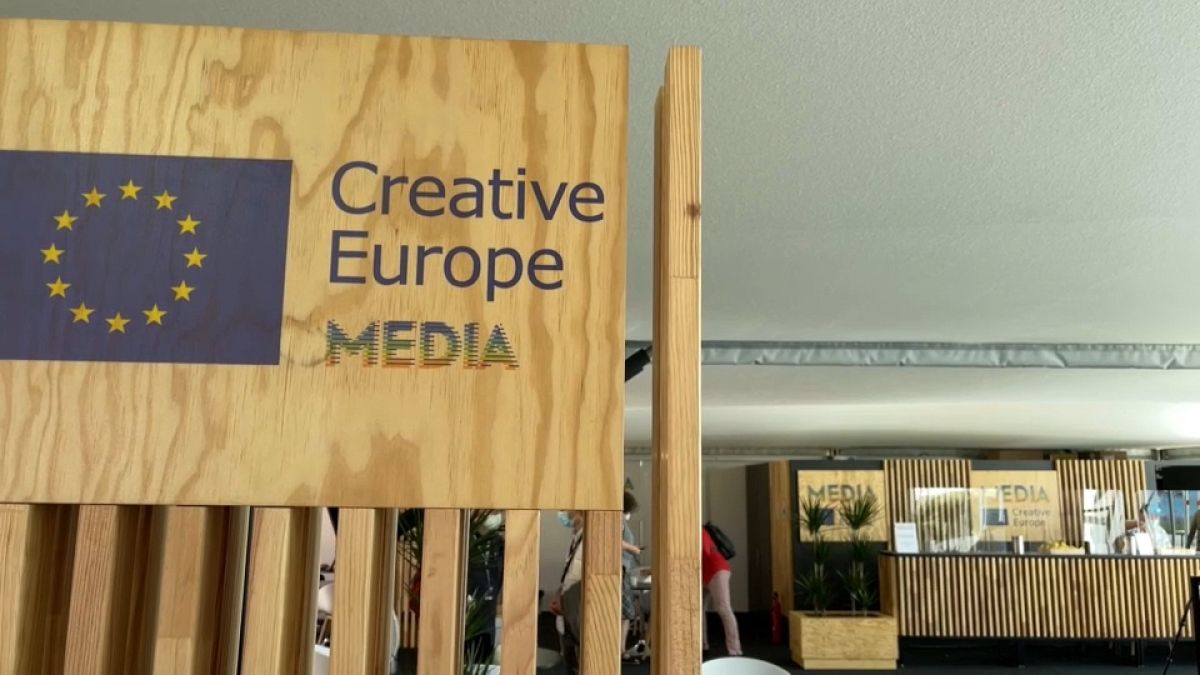 Stand de Creative Europe Media en Cannes