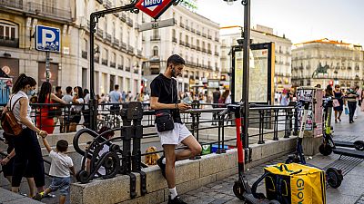 La Puerta del Sol, Madrid, España