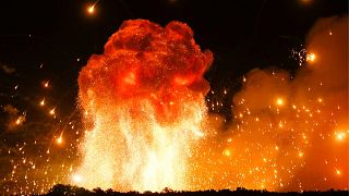 انفجار انبار مهمات. عکس: آرشیو