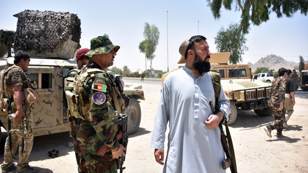 عناصر من القوات الأفغانية