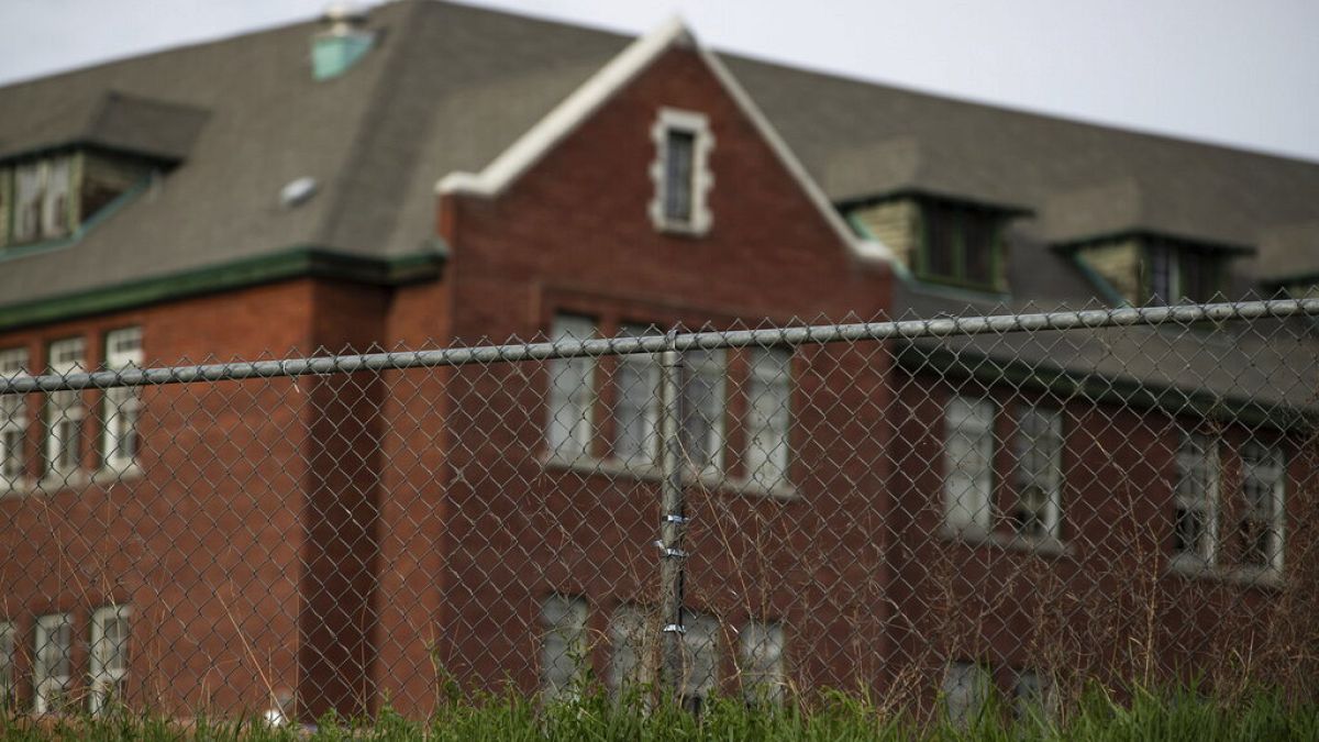 Az egyik hírhedt múltú bentlakásos iskola épülete Kanadában