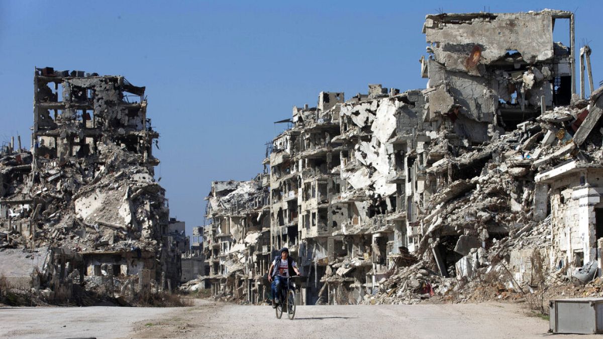 La ville de Homs en ruine, en 2016