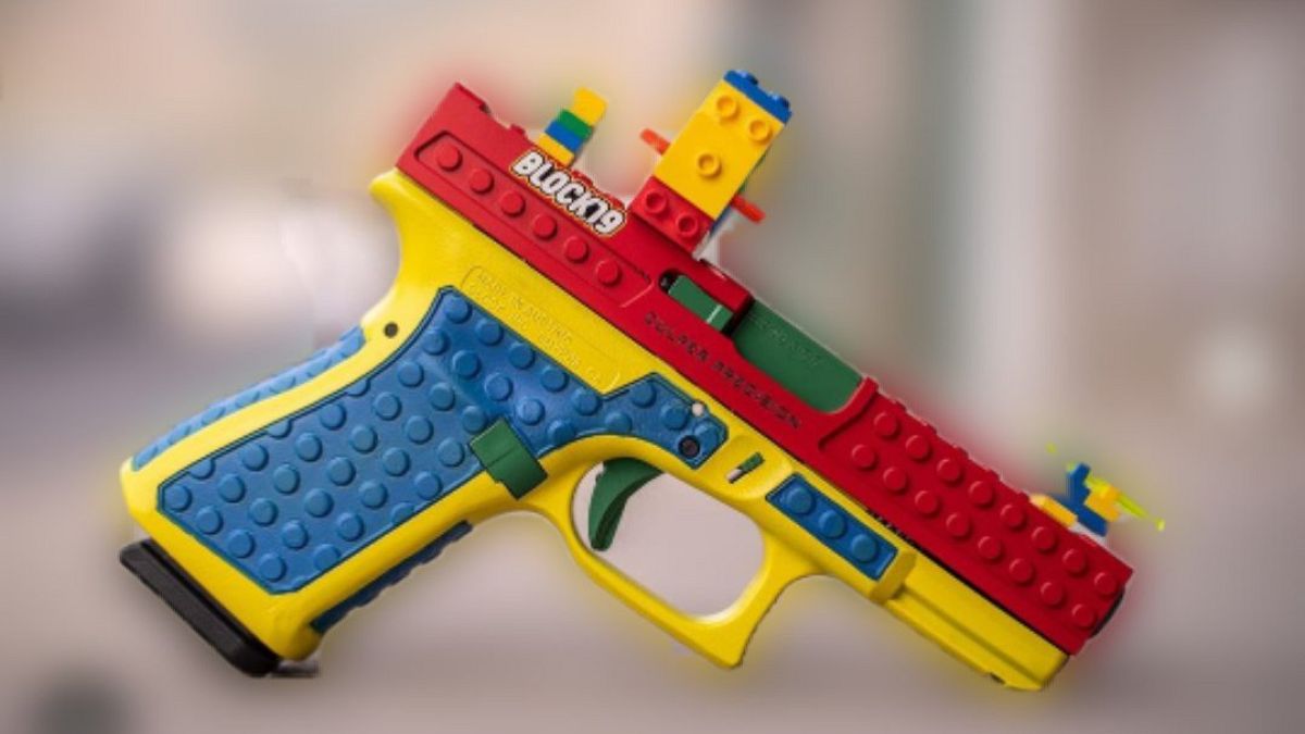 Nem játék, hanem valódi fegyver a LEGO kinézetű Block 19