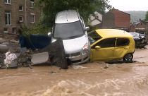 شاهد: فيضانات مفاجئة  في بلجيكا بسبب هطول أمطار غزيرة