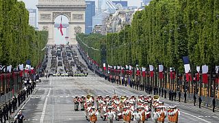 Militärparade auf den Champs-Élysée am 14. Juli 2021