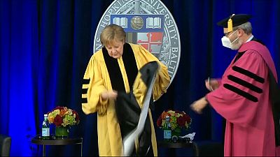 Merkel mit einer weiteren Ehrendoktorwürde