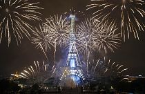 Eiffelturm anlässlich des französischen Nationalfeiertags am 14.Juli 2021