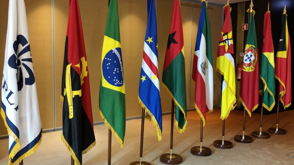 Bandeiras dos países da CPLP