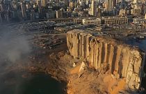 Le port de Beyrouth après l'explosion