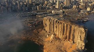 Le port de Beyrouth après l'explosion